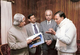 Dr.Bhupendra Madhepuri with President Dr.APJ Abdul Kalam .