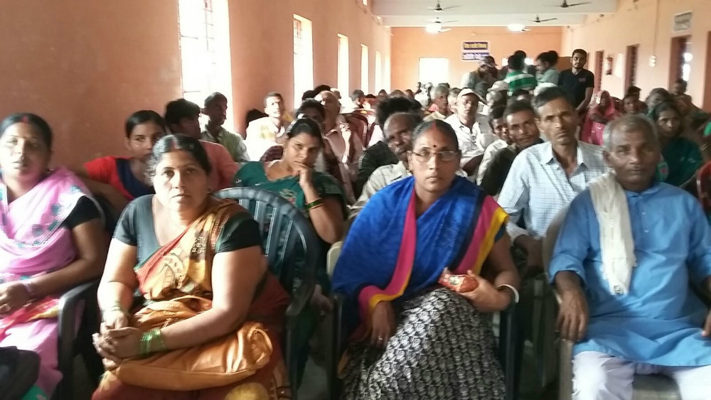 People attending Jan Sansad at Madhepura College Madhepura