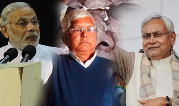 Lalu-Nitish-Narendra-Modi in Bihar Election 2015