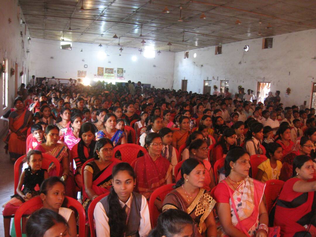 The Massive presence of students, guardians and educated citizen enjoying the 11th Foundation Day celebration program of Kiran Public School Madhepura at BP Mandal Nagar Bhawan, Shaheed Chulahay Marg Madhepura