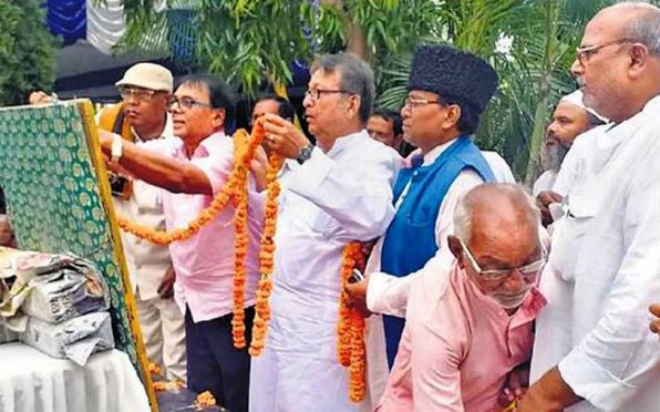 Celebration of BP Mandal 101st birth anniversary at Murho .