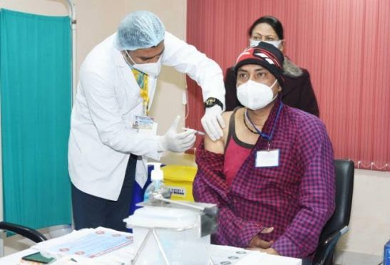 Vaccination for Covid 19 at Bihar