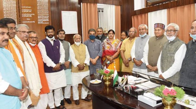 governer nominated mlc in bihar taking oath