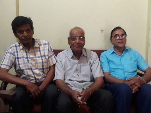 kaushiki hindi Shatiya Sammelan Sachiv Dr.Bhupendra Narayan Yadav Madhepuri, Adyaksh Dr.KK Mandal and Permanent member Dr.Arun Kumar.